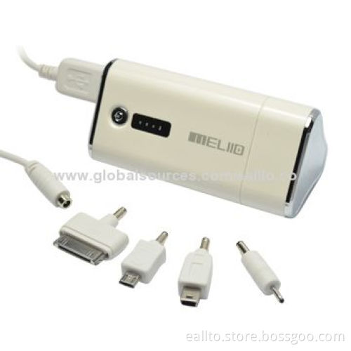 Power Bank with 6,600mAh Capacity and LED Indicator